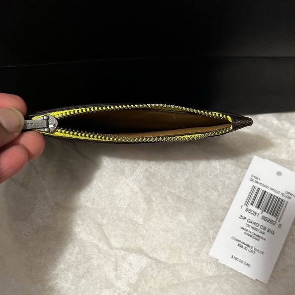 Coach Zip Card Case - Picture 3 of 4